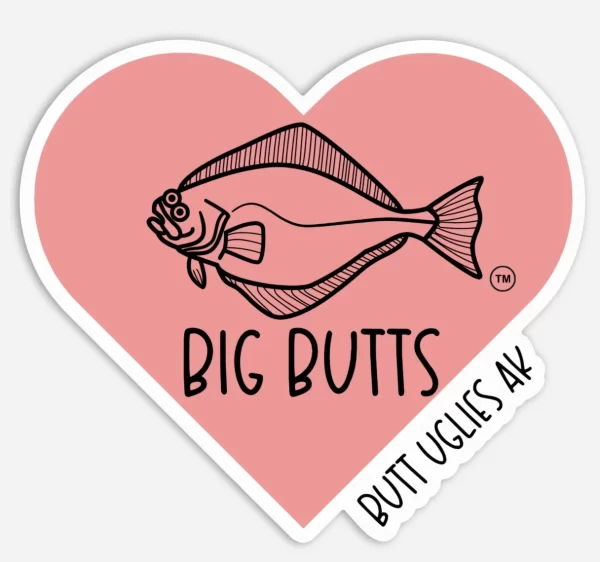 I Love Big Butts Sticker