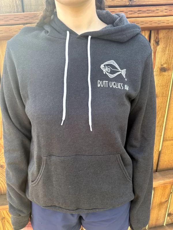 Home of Butt Uglies Black Hoodie Front