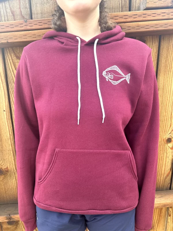 Butts are Bigger in AK Maroon Hoodie Front