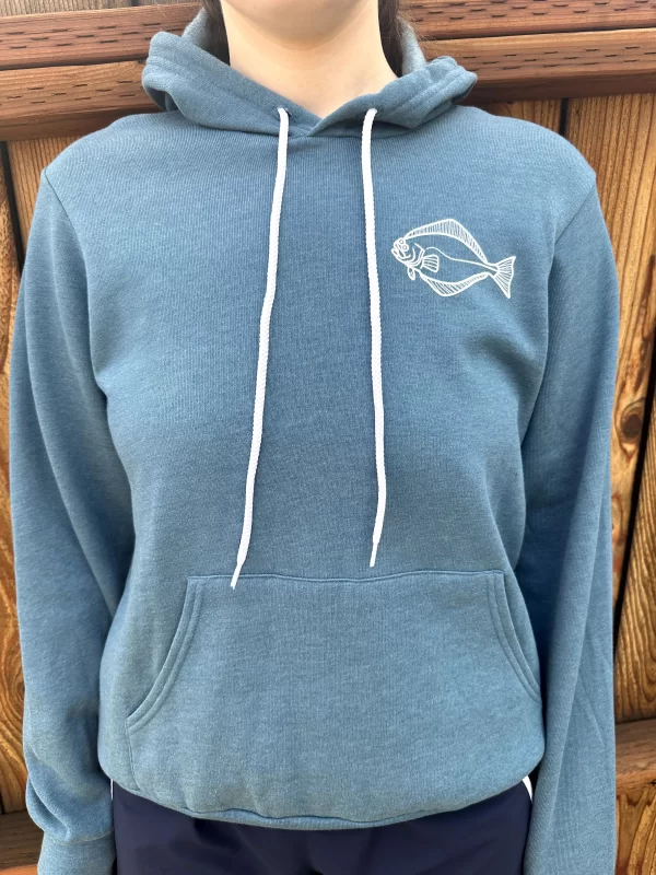 Butts are Bigger in AK Teal Hoodie Front