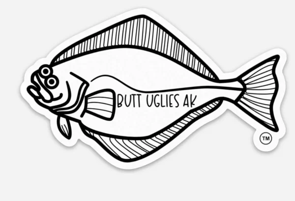 Halibut Sticker